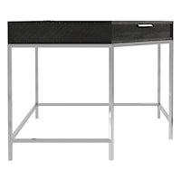 Contemporary 1-Drawer Desk Corner