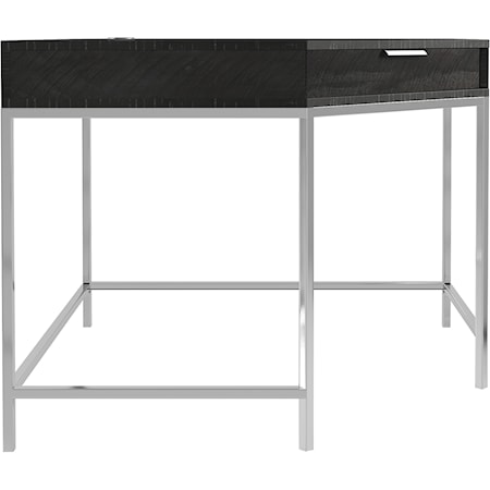 Contemporary 1-Drawer Desk Corner