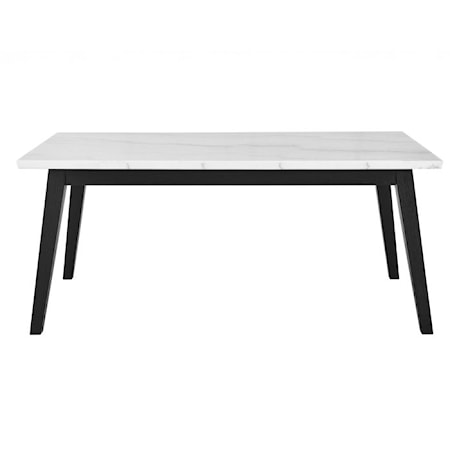 White Marble Top Dining Table