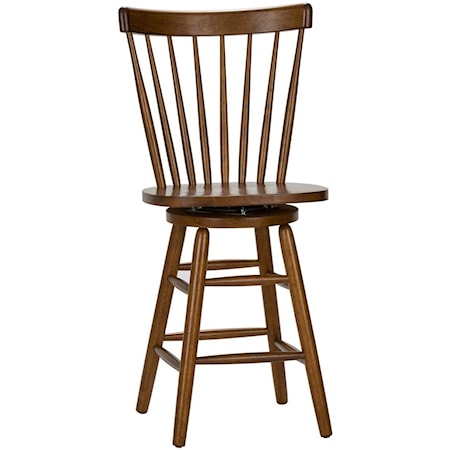 24&quot; Counter Height Swivel Stool