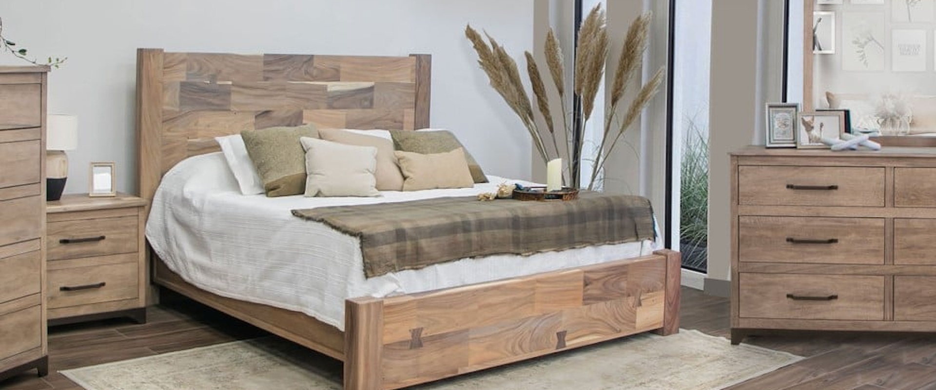 Transitional King Bedroom Set