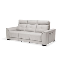 Contemporary 3-Piece Sofa with Two Power Recliners