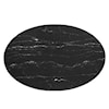 Modway Lippa 42" Oval Marble Coffee Table