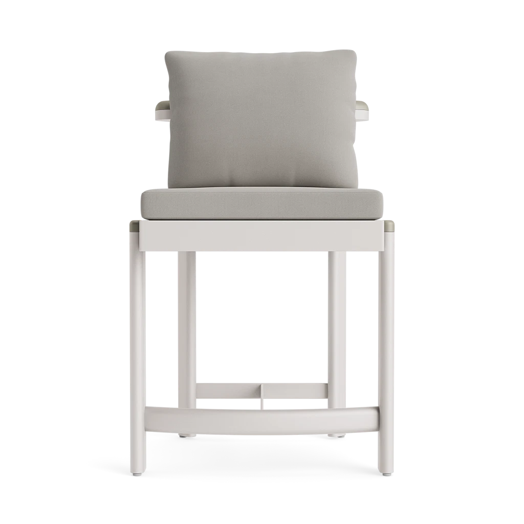 Brown Jordan Luca Cushioned Fixed Counter Stool