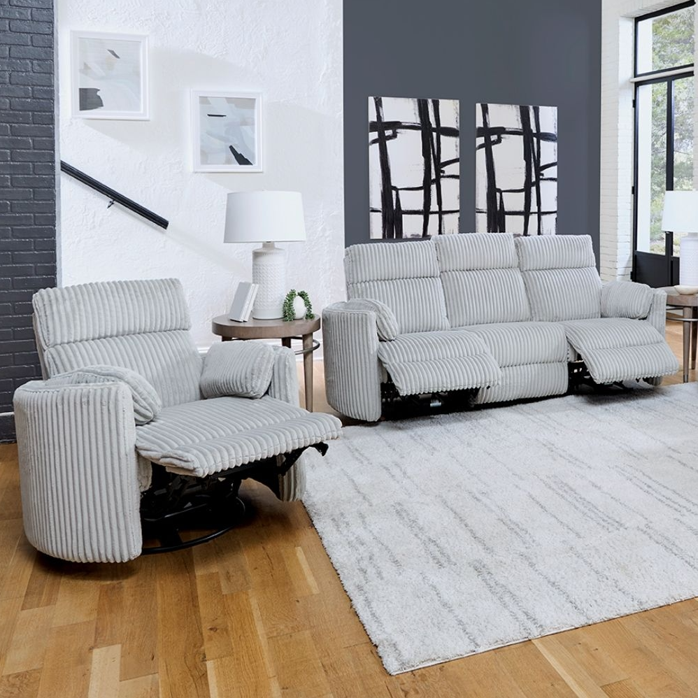 Parker Living Radius Power Reclining Sofa and Recliner Set