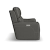 Flexsteel Harper Power Headrest & Lumbar Reclining Loveseat