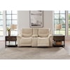 Signature Next-Gen Gaucho Power Reclining Loveseat with Console