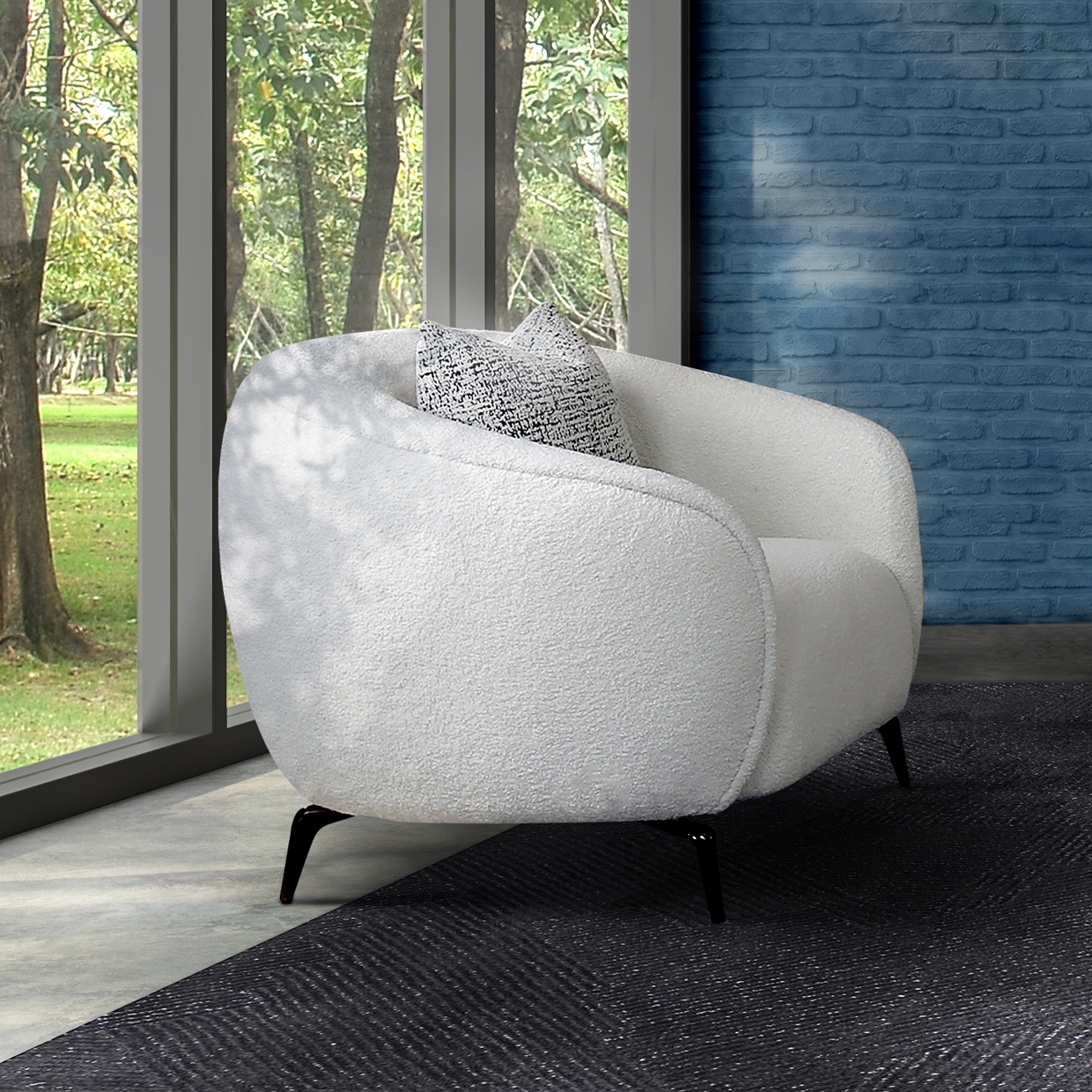 Boucle Accent Chair