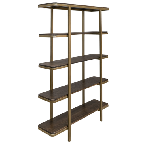 Mid-Century Modern Bookcase with Open Back