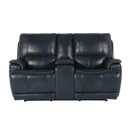 Motion Loveseat W/Power &amp; Console