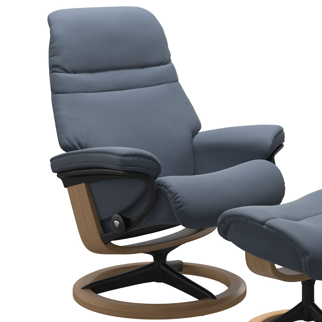 Stressless by Ekornes Sunrise Small Reclining Chair with Signature Base