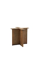 Vaughan Bassett Crafted Cherry - Medium Contemporary Upholstered Side Dining Chair