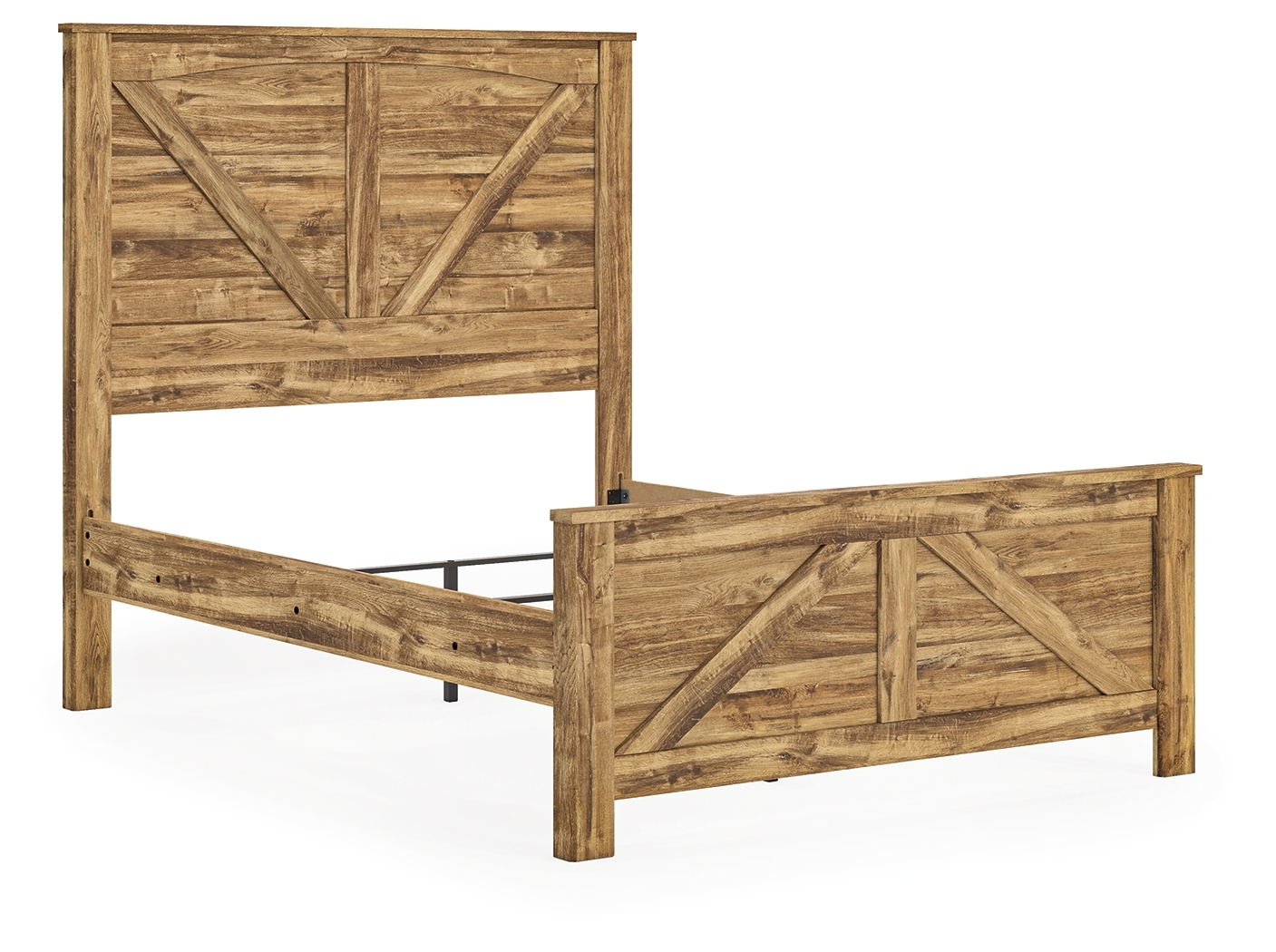 Queen Crossbuck Panel Bed