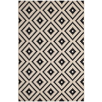 Geometric Diamond Trellis 4x6 Indoor and Outdoor Area Rug