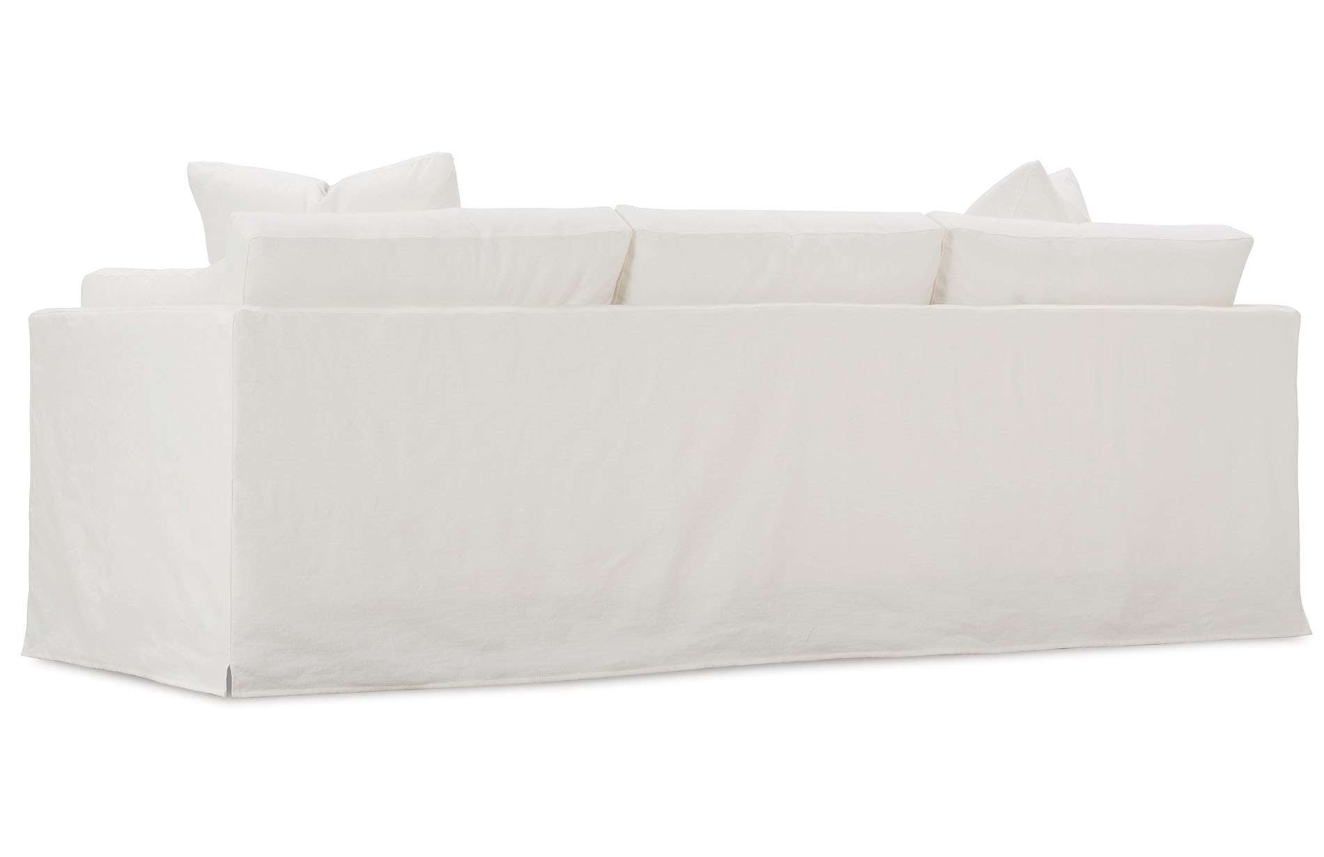 99" Bench Cushion Sofa with Slipcover