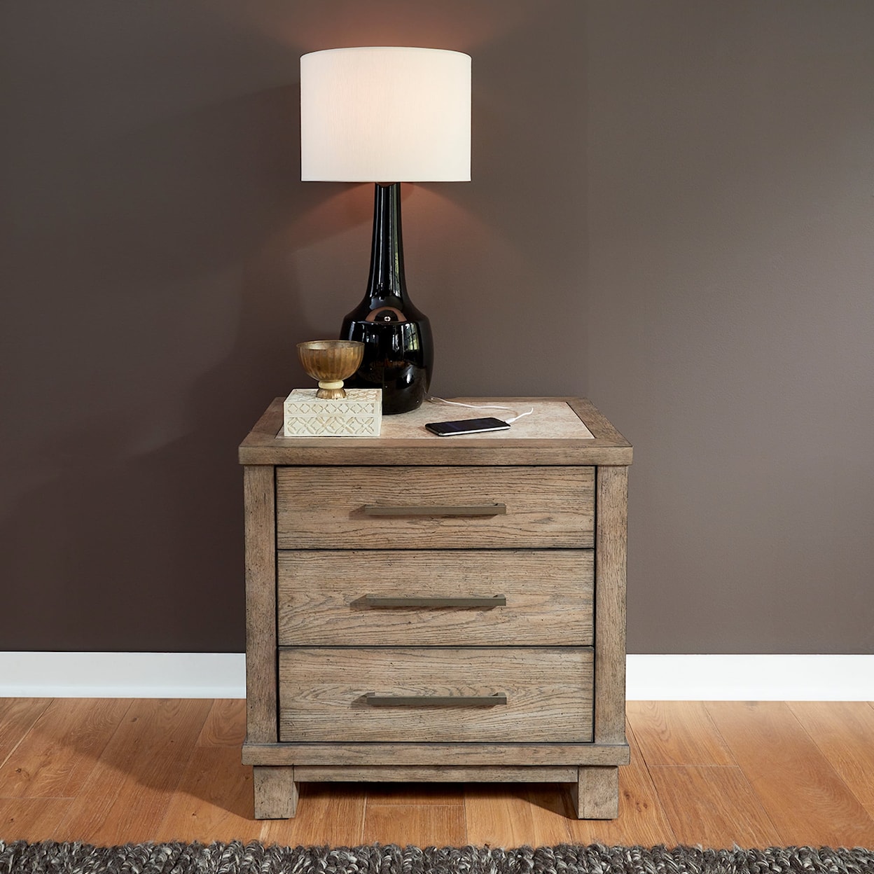 Libby Canyon Road 3-Drawer Night Stand
