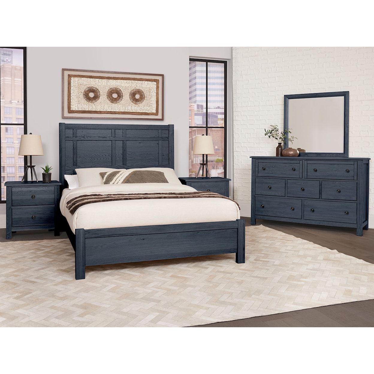 Vaughan Bassett Custom Express Cal. King Architectural Bed