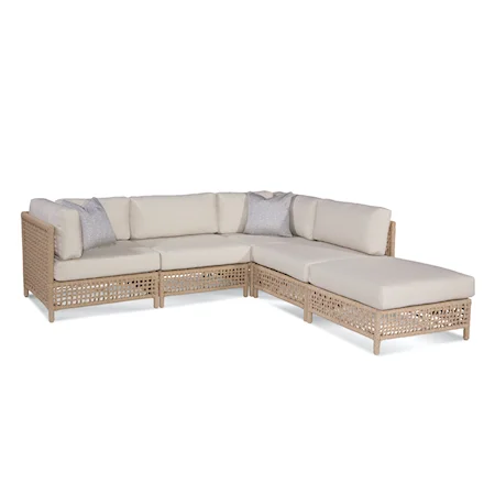 Bayside Transitional Modular Outdoor Sectional - Natural