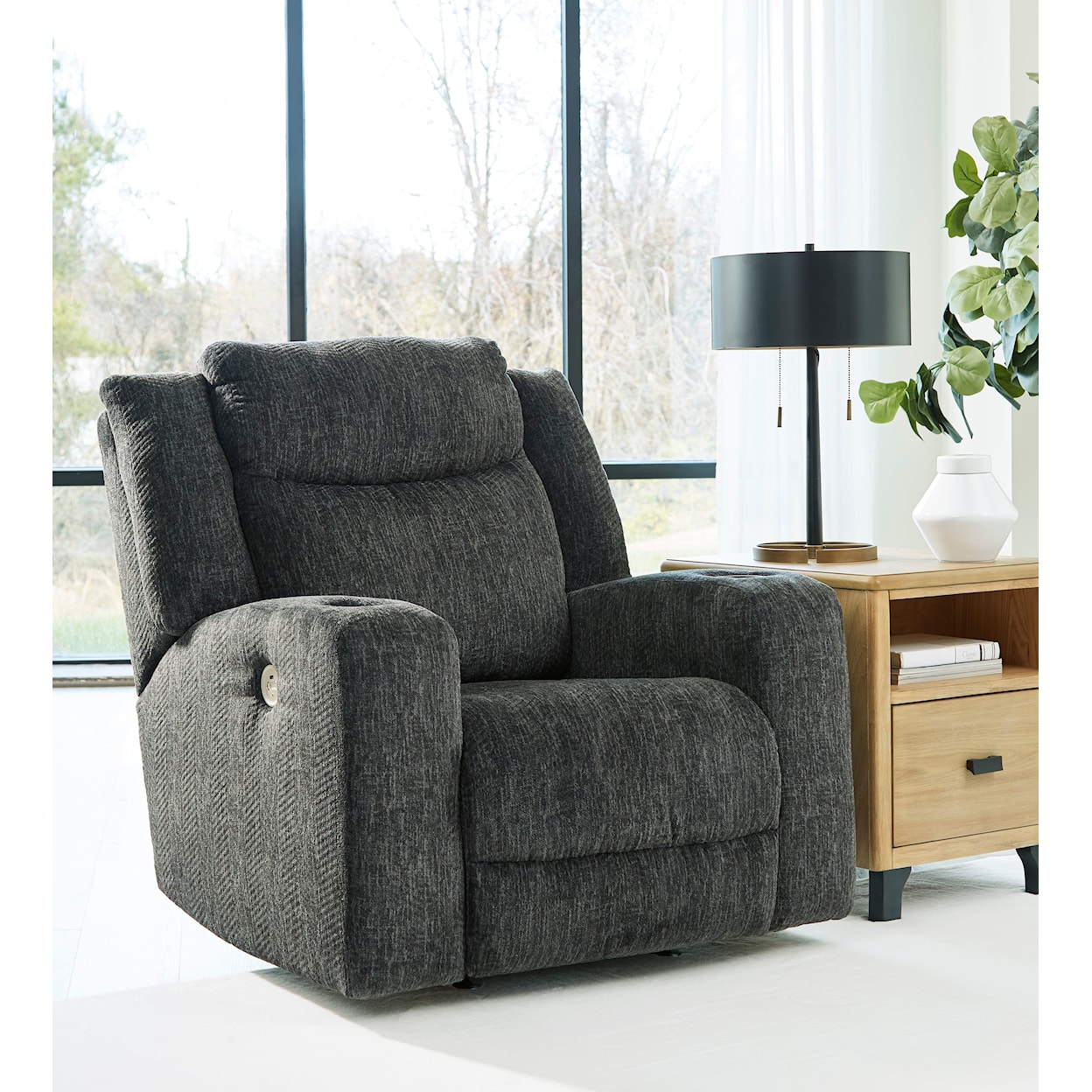 Signature Design by Ashley Furniture Martinglenn Power Rocker Recliner