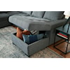 Signature Design by Ashley Millcoe 3-Piece Sectional with Pop Up Bed