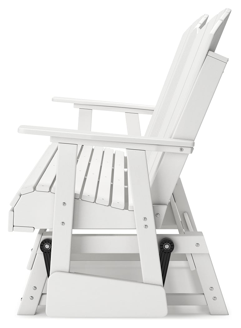 Signature Design by Ashley Hyland wave Outdoor Glider Loveseat