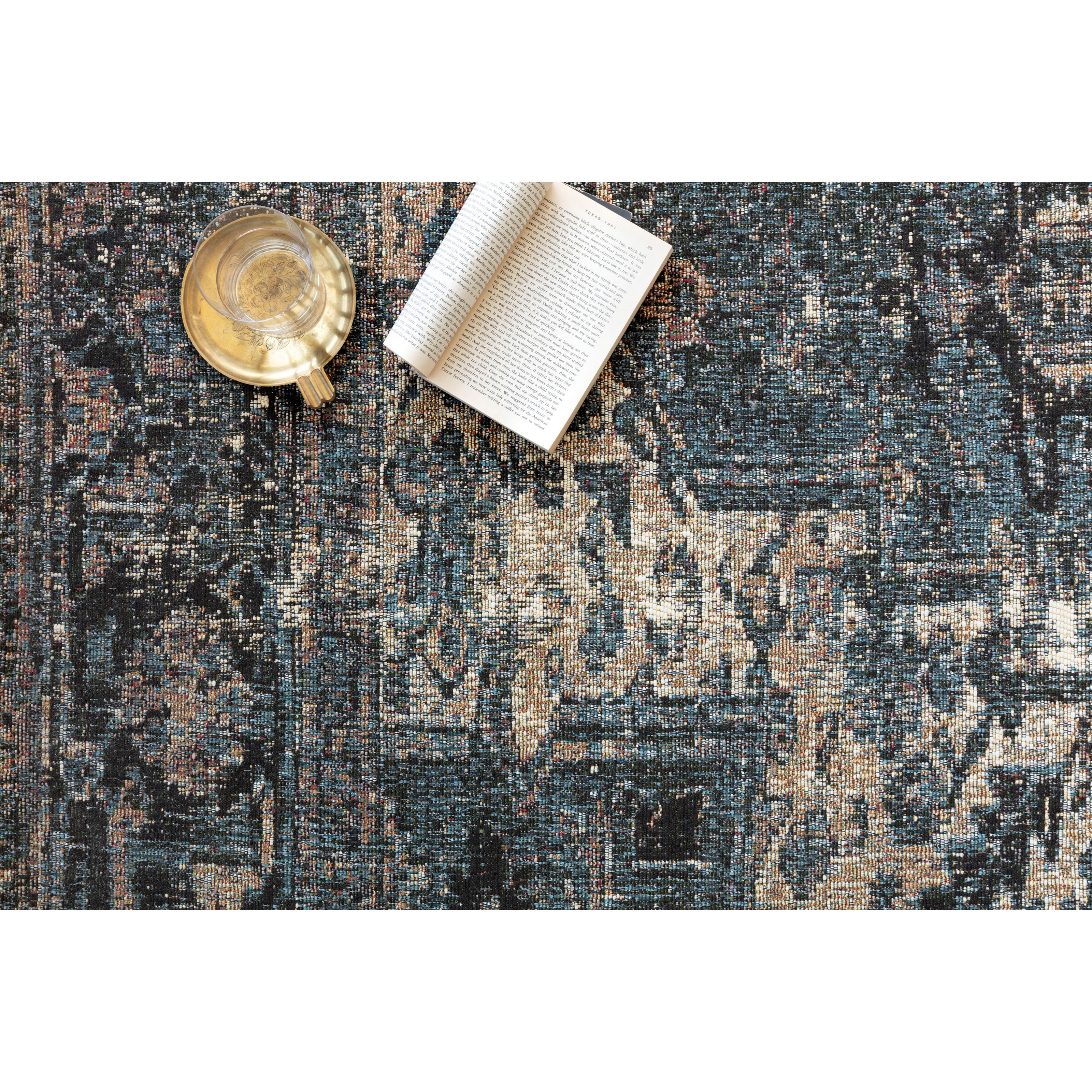 Loloi Rugs Sebastian 5'3" x 7'8" Ocean / Midnight Rug