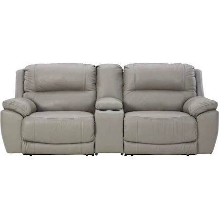 Power Reclining Sectional Loveseat