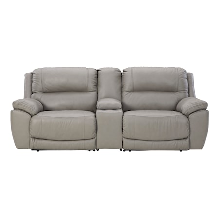 Power Reclining Sectional Loveseat