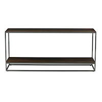 Contemporary Console Table with Lower Shelf