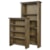 Aspenhome Alder Grove Open Bookcase with Fixed and Adjustable Shelves