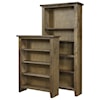 Aspenhome Alder Grove Open Bookcase with Fixed and Adjustable Shelves