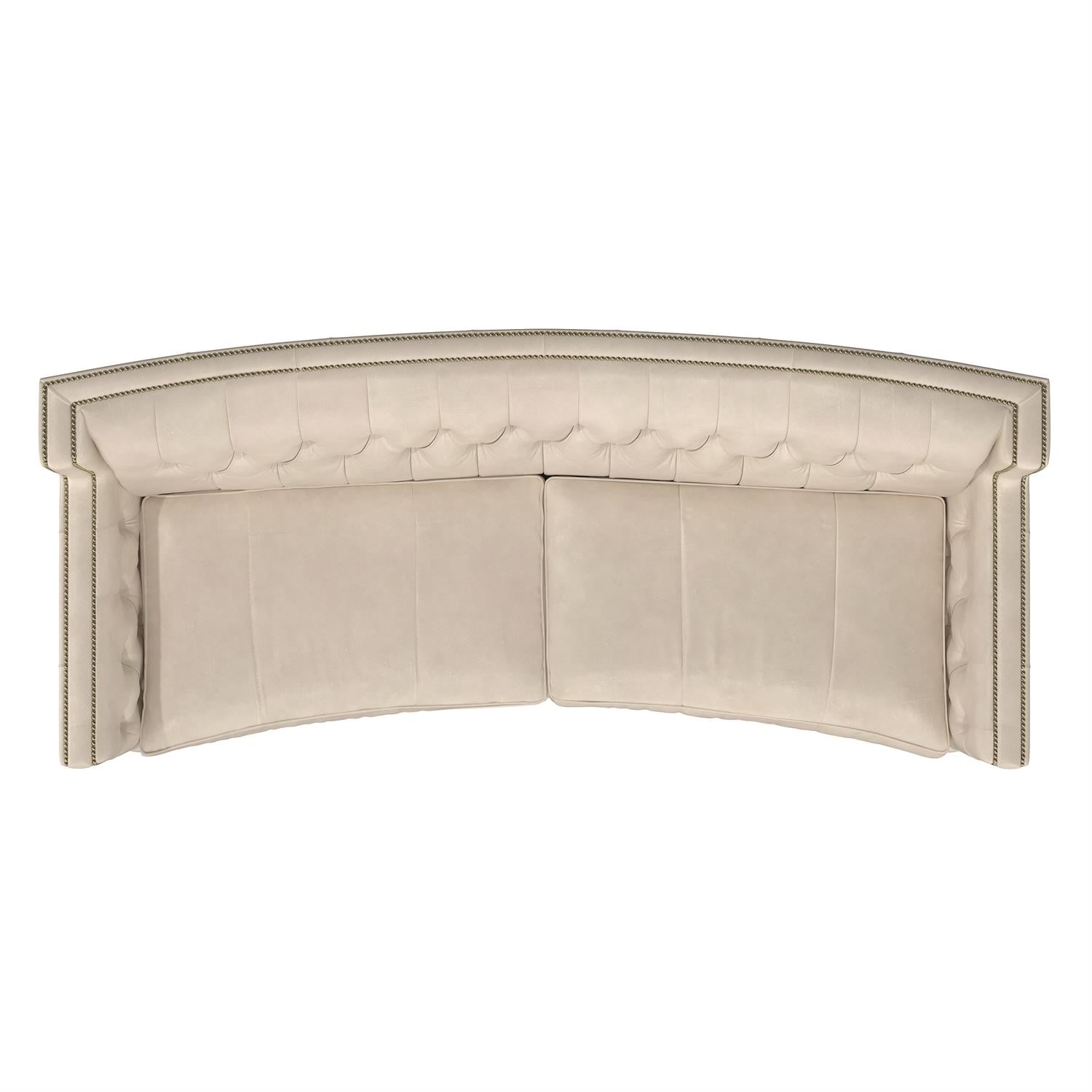 Leather Sofa without Pillows