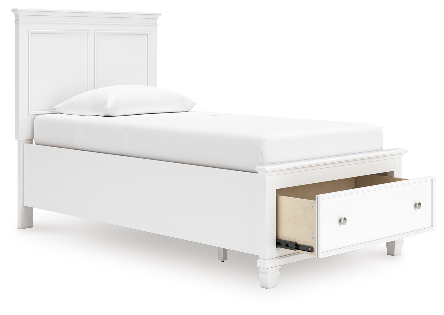 Twin Panel Storage Bed