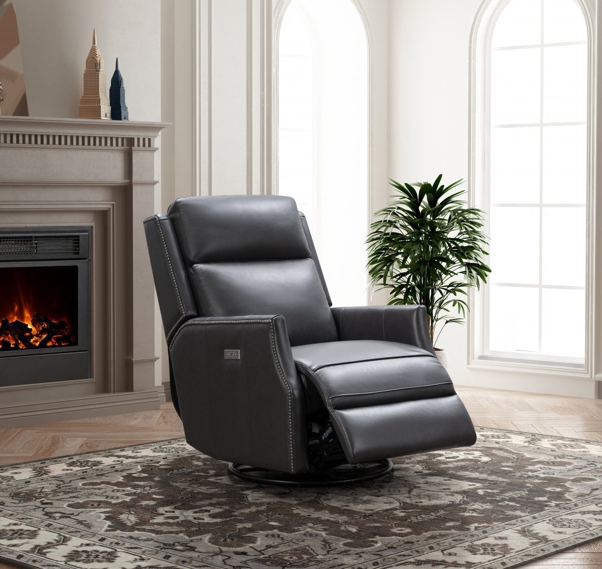 Barcalounger Cavill Power Swivel Glider Recliner