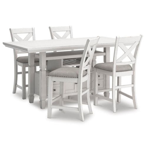 5-Piece Counter Height Dining Set