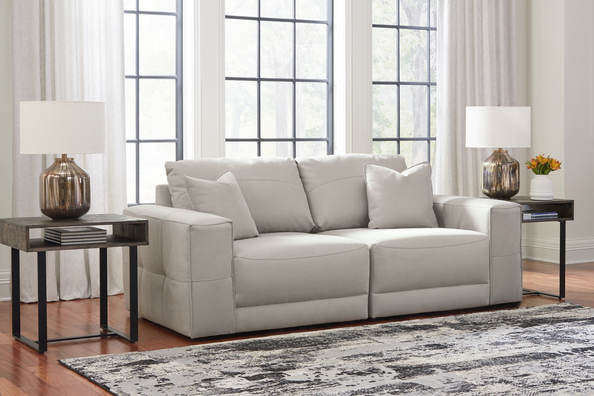 2-Piece Sectional Loveseat