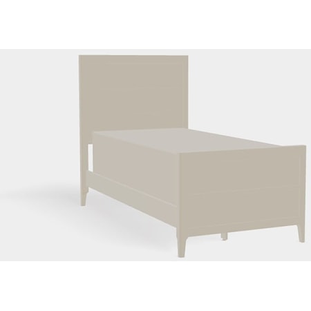 Toulon Twin XL Upholstered Bed with High Footboard