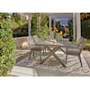 Signature Design by Ashley Beach Front 5-Piece Outdoor Dining Set