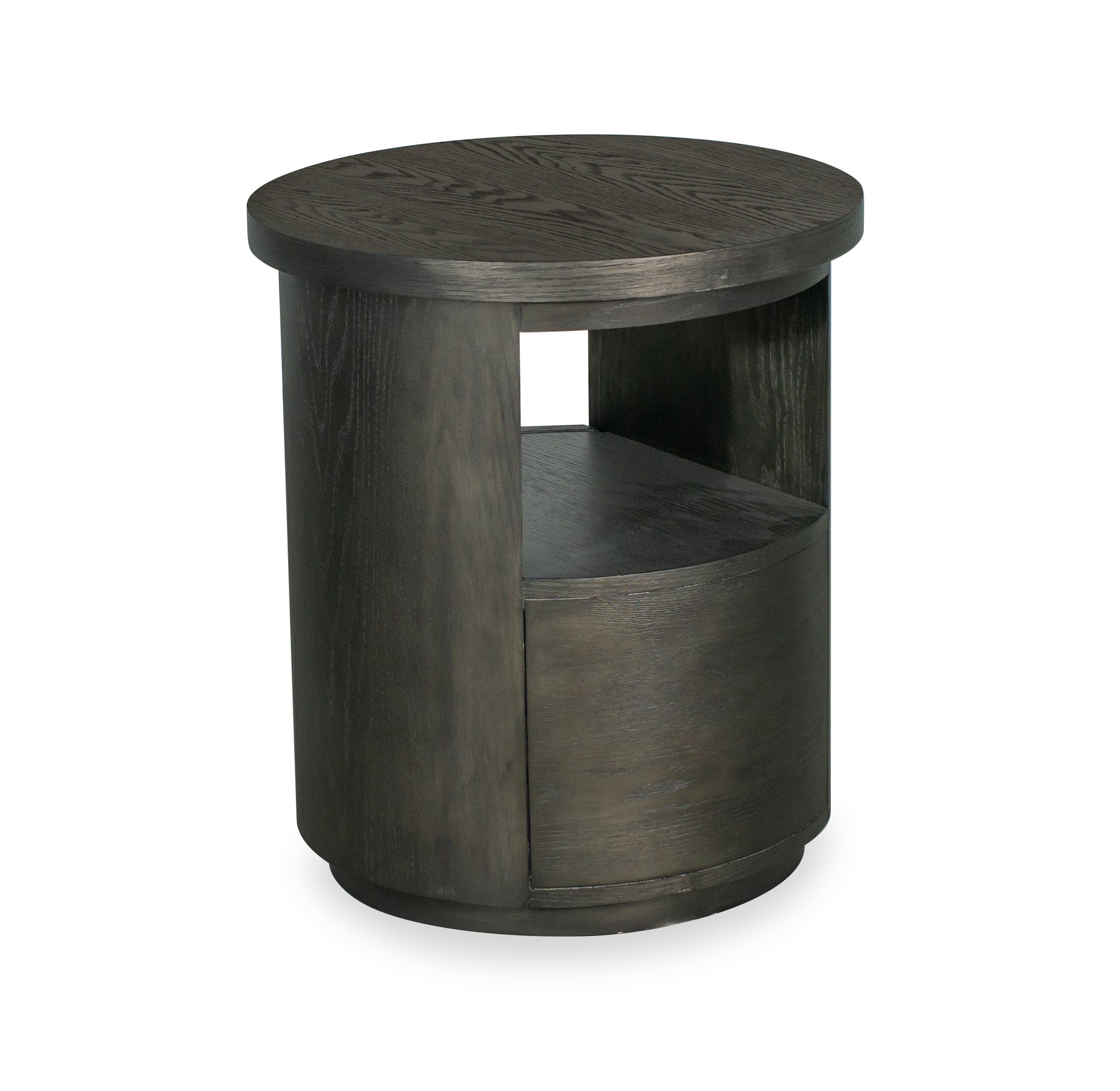 Sharon Elizabeth 1-Drawer Round End Table