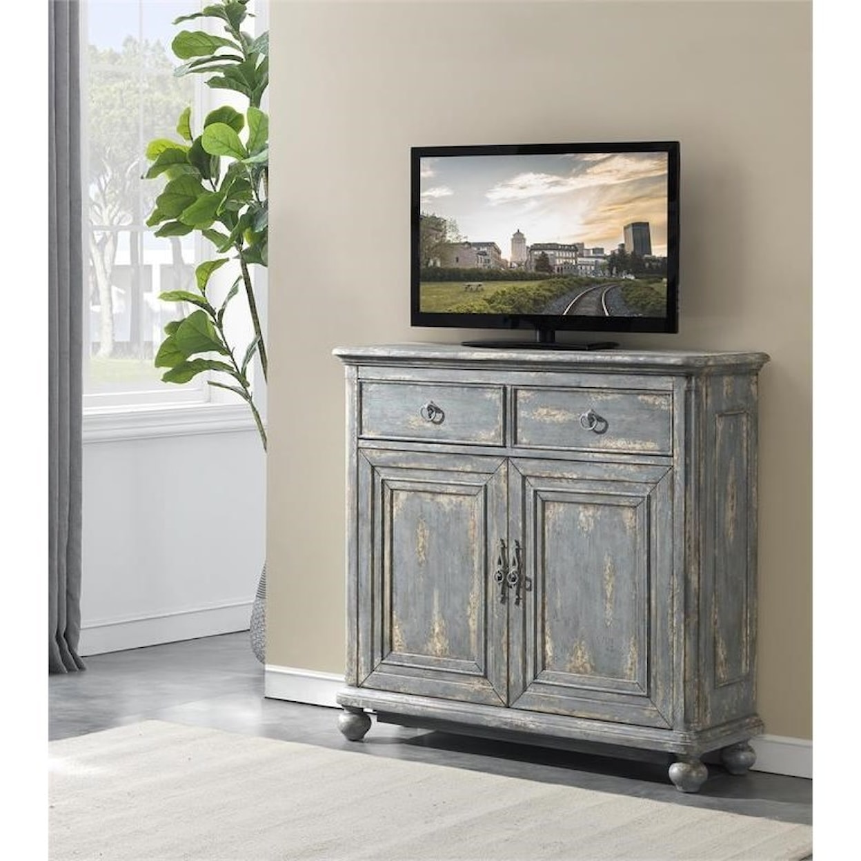 Carolina Accent Coast to Coast Accents 2-Drawer 2-Door Cabinet