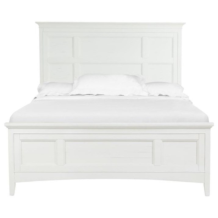 Magnussen Home Heron Cove King Panel Bed with Storage Rails