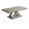 Steve Silver Jaclyn JACLYN GREY COCKTAIL TABLE |