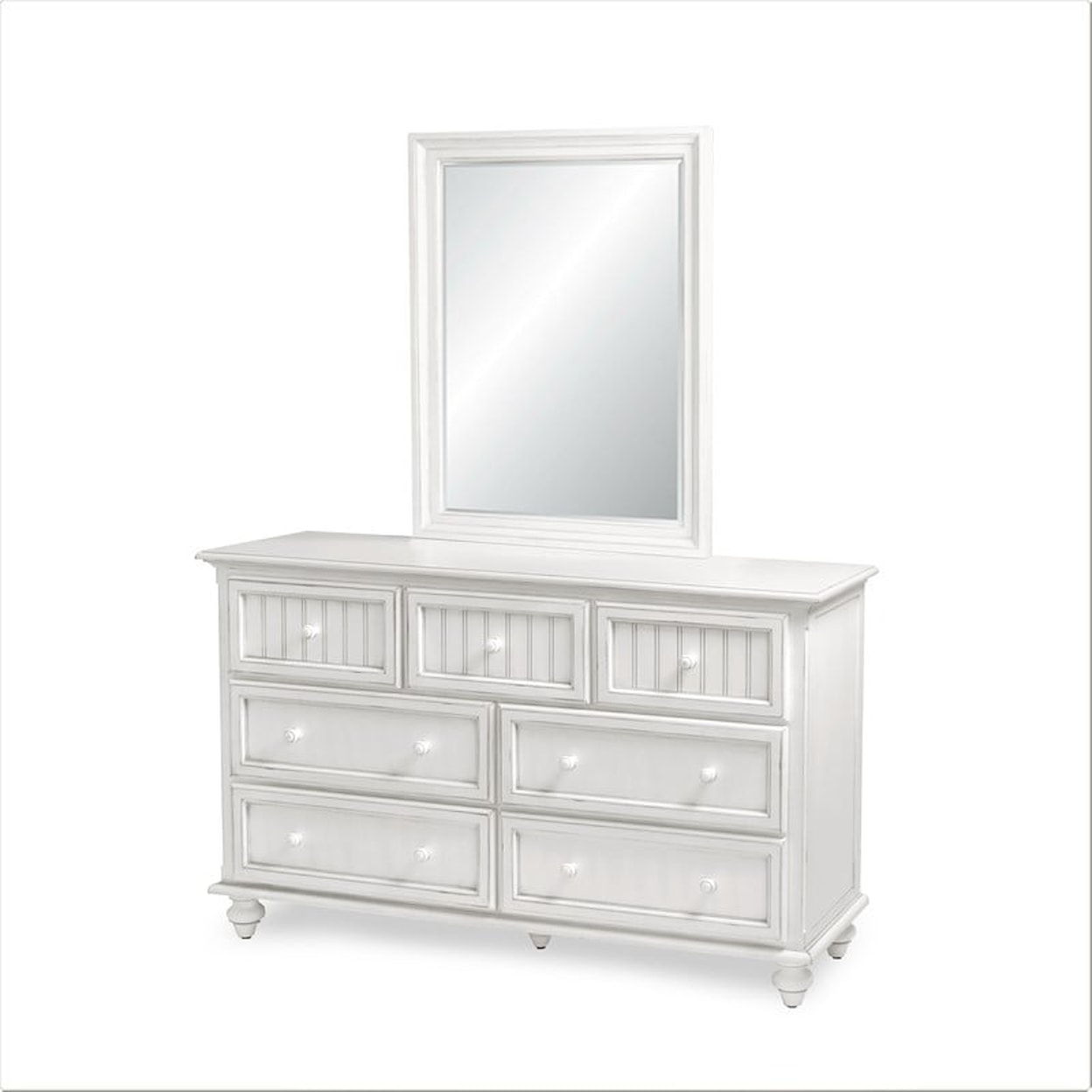 Sea Winds Trading Company Monaco Bedroom Dresser and Mirror