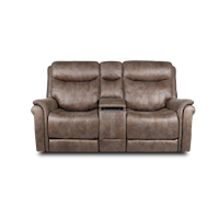 Power Reclining Console Loveseat with Cup Holders and USB Port