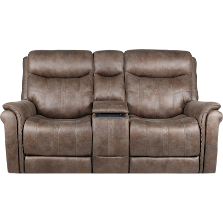 Power Reclining Console Loveseat