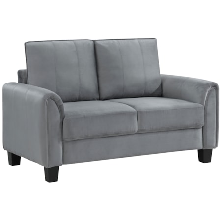 Davis Rolled Arm Loveseat