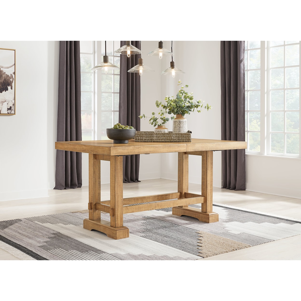 Signature Design by Ashley Havonplane Counter Height Dining Extension Table