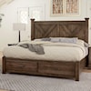 Artisan & Post Cool Rustic King Storage Bed