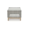 Signature Design by Ashley Seton Creek Ottoman with Cushion