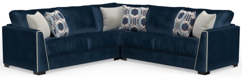 Transitional 3-Piece Sectional Sofa